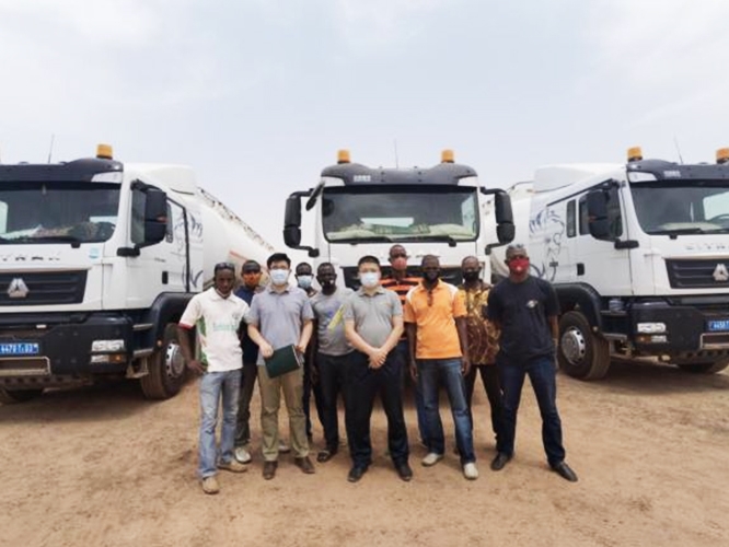 The Burkina Faso office conducts regular customer return visits to understand vehicle performance and customer satisfaction