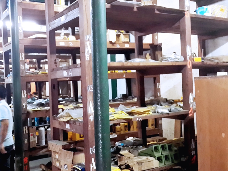 Spare parts warehouse of HSIET
