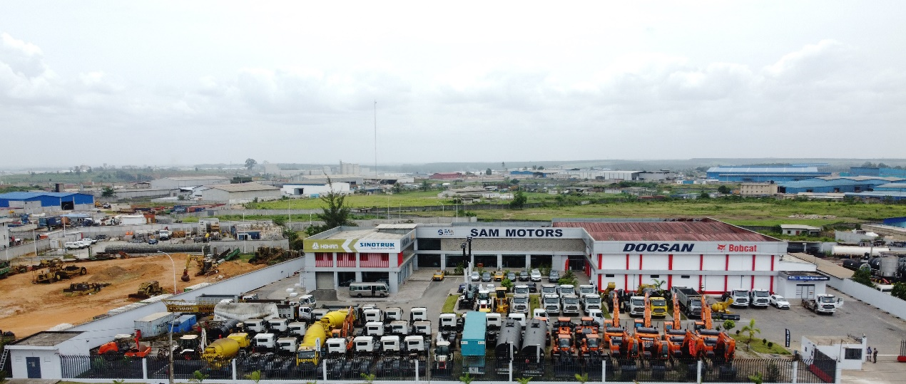 sinotruk's HOHAN dealership in Abidjan, Côte d'Ivoire.