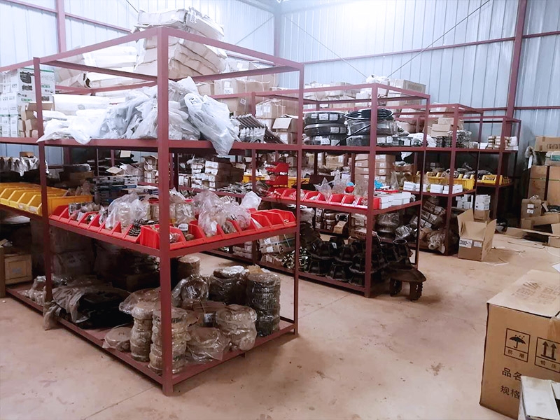 Spare parts warehouse of ZHONGXIN in Kolwezi