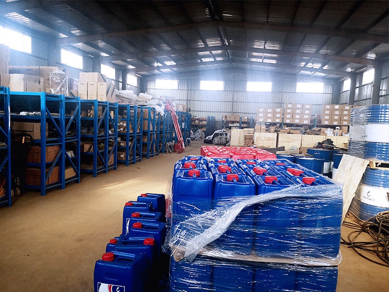 Spare parts warehouse of CONGOBEST in Lubumbashi