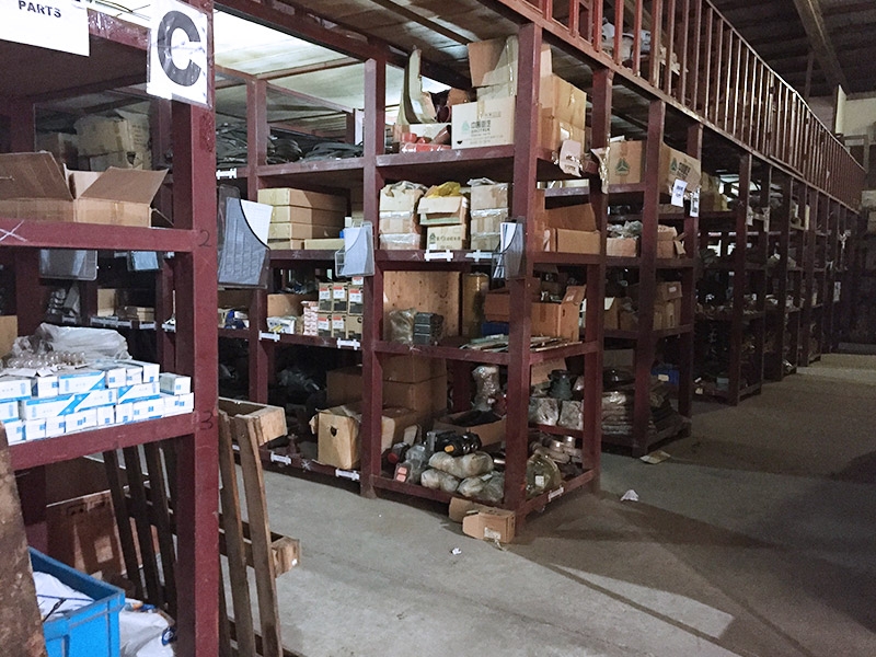 Spare parts warehouse of JAPP
