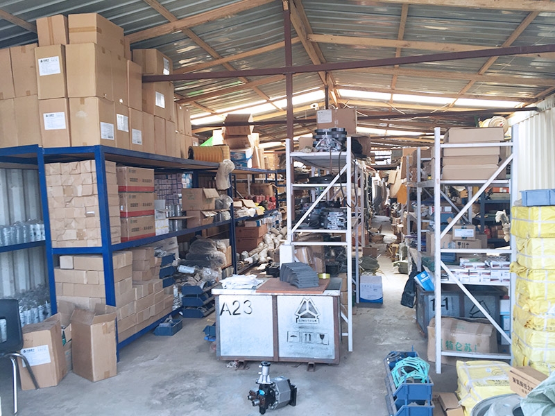 Spare parts warehouse of ZONDA