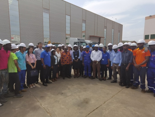 le Président de la République du Ghana a visité l'usine de SINOTRUK