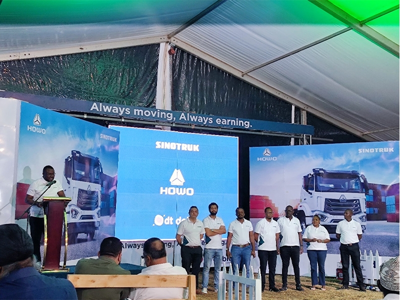 In 2023, Authorized dealer CFAO held the SINOTRUK launching event in Mombasa.