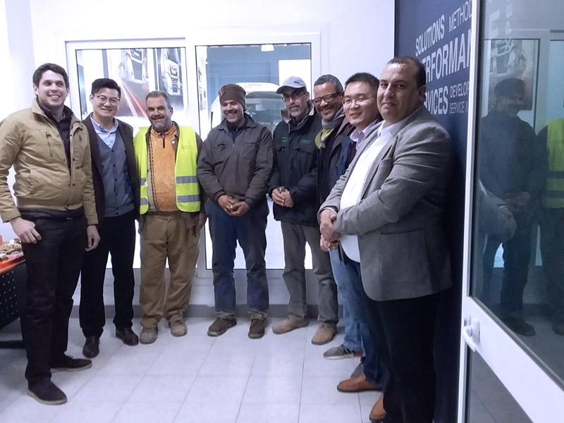 Sinotruk cooperated with SITRAK dealers to conduct vehicle training for Morocco's first mixer truck customer.