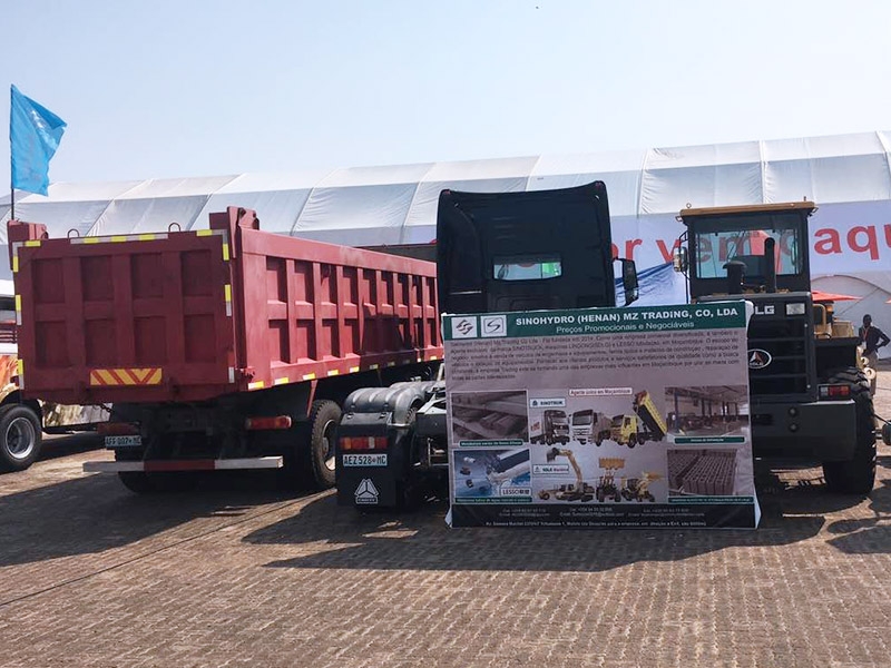 Les produits de la série SINOTRUK HOWO-7 ont participé à l'Exposition internationale de Maputo 2018.