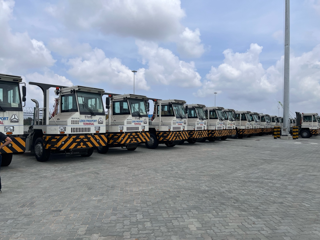 Sinotruk terminal tractors put into operation at Lekki Port