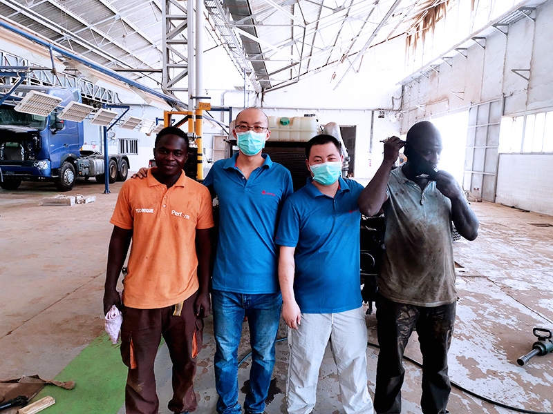 Service team in SENEGAL