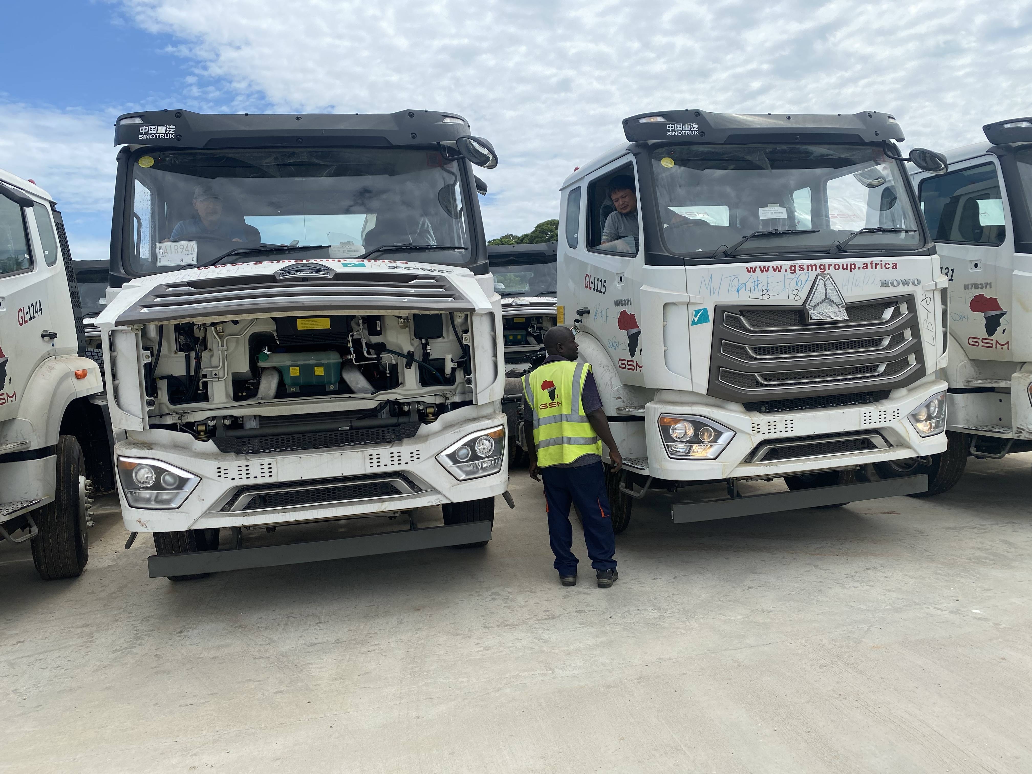 PDI inspection and delivery of tractor truck
