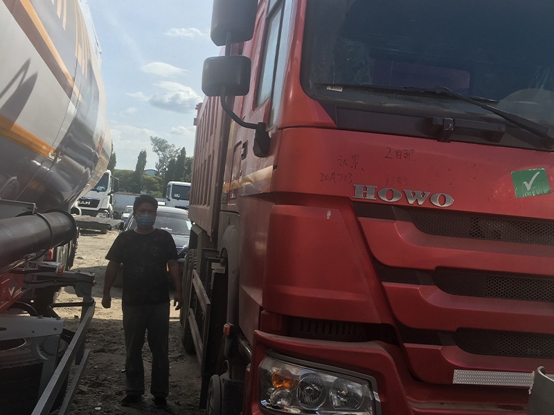 PDI inspection and delivery of tipper truck