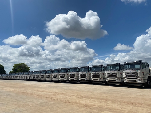 After a careful and comprehensive comparison of performance and economic analysis, the GSM group trusted Sinotruk and made a decision to replace their fleet with HOWO trucks.