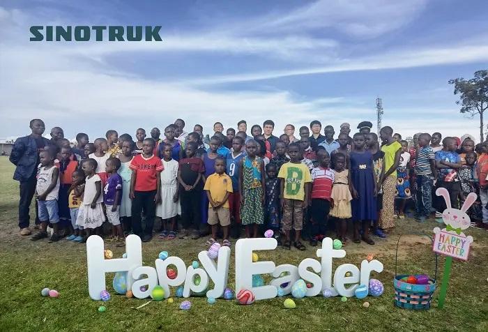Sinotruk celebró actividad benéfica en la fiesta de Pascua en África